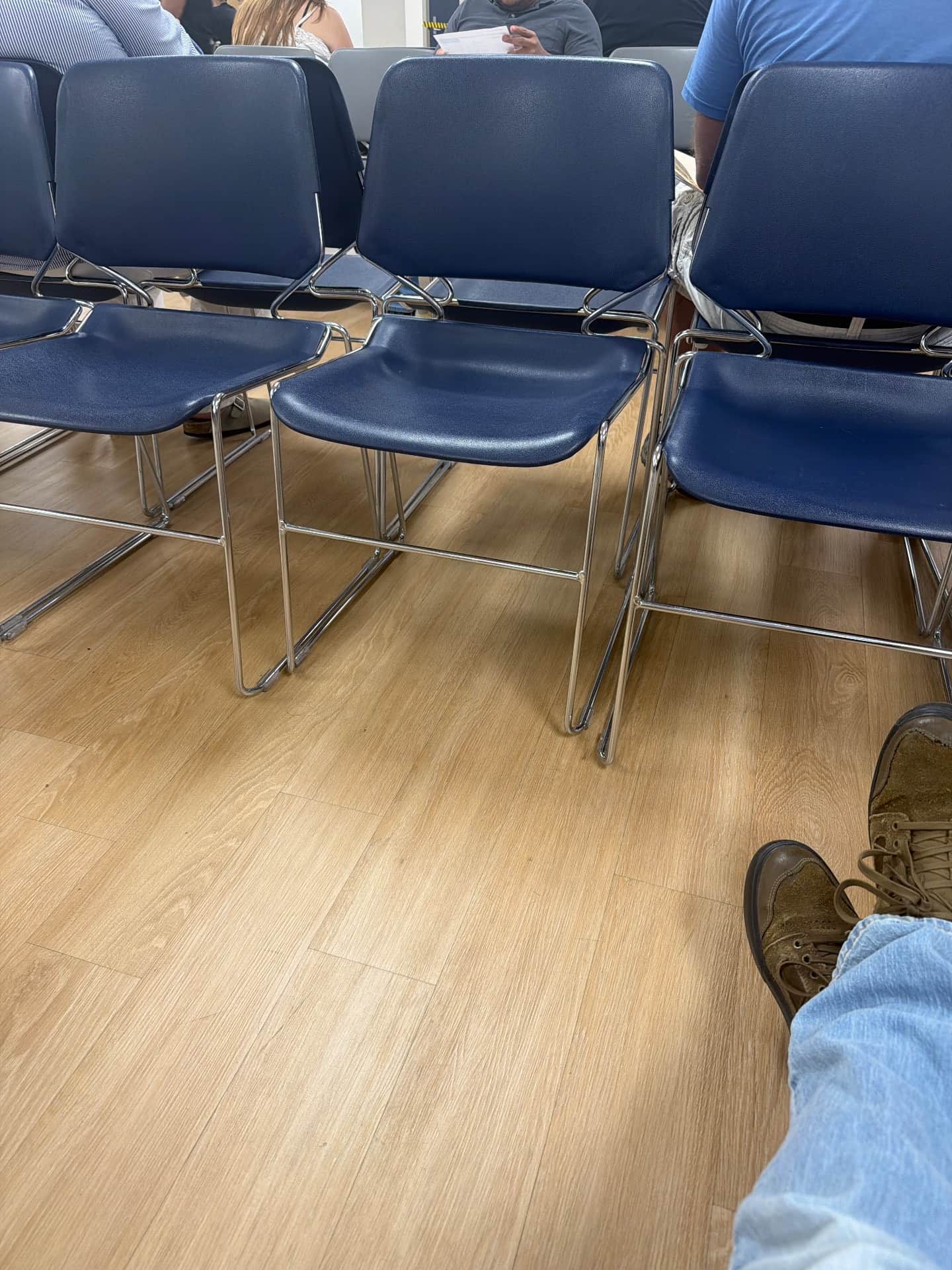 Blue Stackable Office/Event Chairs